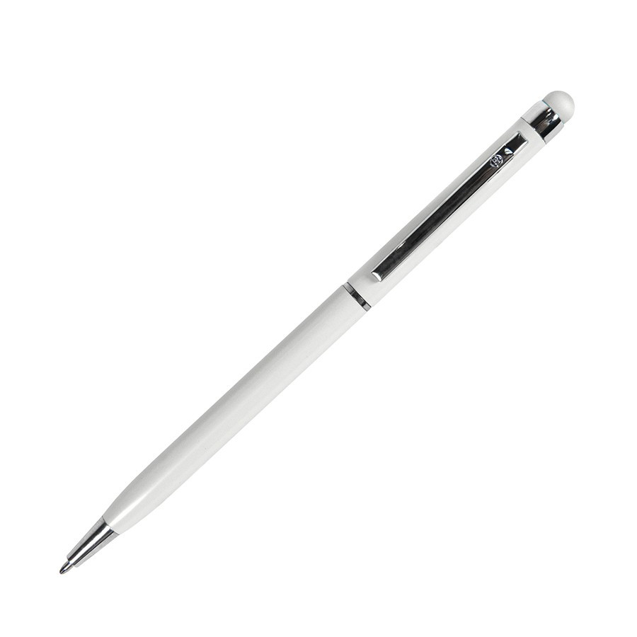 TOUCHWRITER, ручка шариковая со стилусом для сенсорных экранов, светло-зеленый/хром, металл - 1102/16