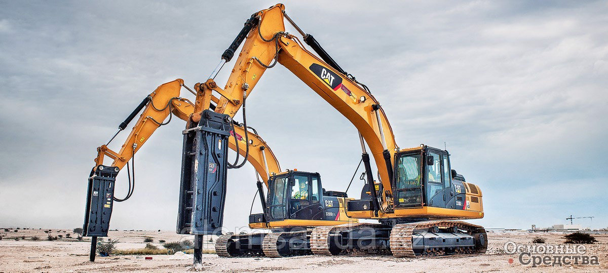 АРЕНДА ГИДРОМОЛОТА CAT B30+Экскаватор CAT