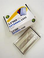 Внешний алюминиевый корпус/чехол/кейс для HDD 2,5 жесткого диска USB 2.03