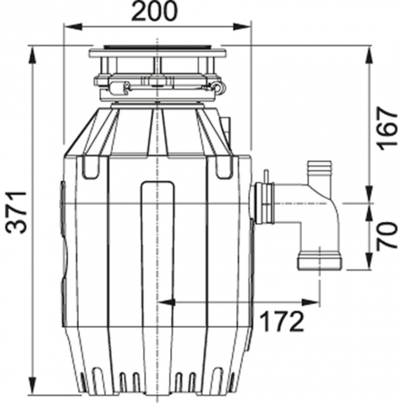 Измельчитель мусора FRANKE TE 75