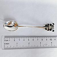 Серебряная ложка Эмаль Aquamarine 70645.5 вставка эмаль2