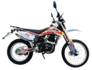 Мотоцикл AAZ R5-300 белый, синий, красный1