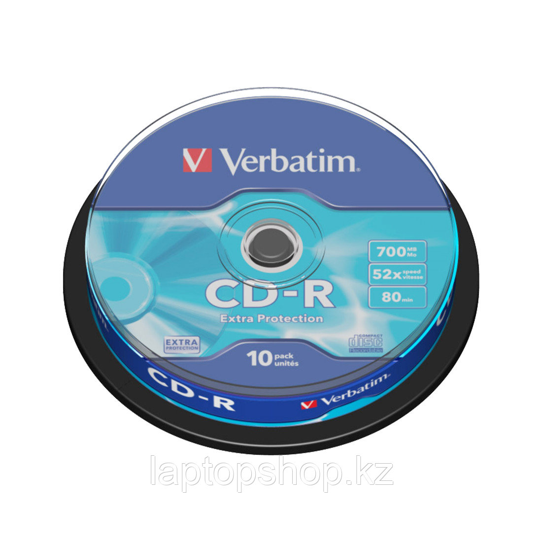 Диск CD-R Verbatim (43437) 700MB 10штук, незаписанный