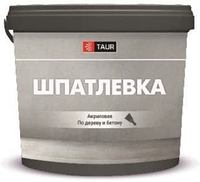 Шпатлевка (белая) по дереву и бетону "TAUR" 0,35 кг