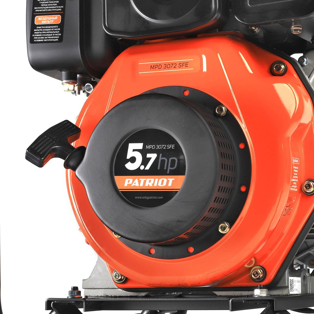 Мотопомпа дизельная PATRIOT MPD 3072 SFE (335101650)