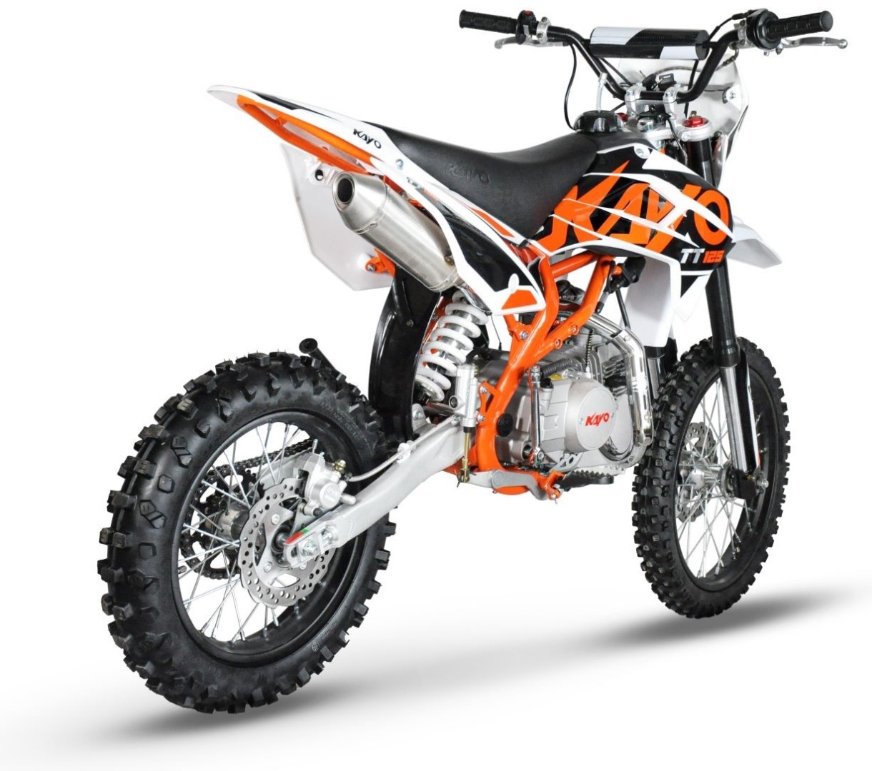 Мотоцикл KAYO TT125 оранжевый