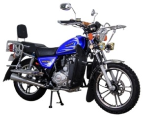 Мотоцикл BamX BX200-X99 синий, серебристый