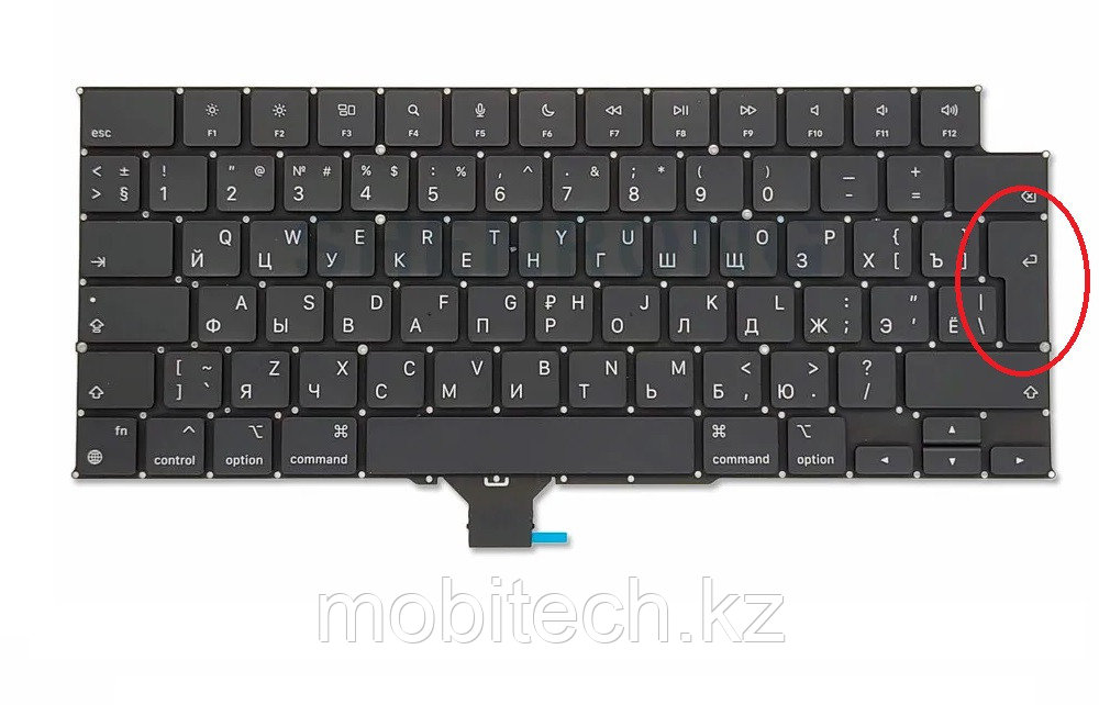 Клавиатуры Alma A2442 A2485 A2779 A2780 MacBook Pro 14 16 A2442 A2485 ENTER Вертикальный клавиатура c RU/EN
