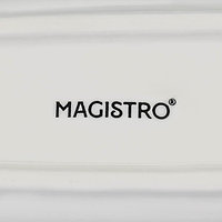 Блюдо фарфоровое Magistro «Рыбка», 35×7,5×2,5 см, цвет белый4