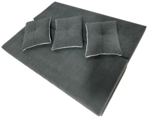 Тахта Tahta, обивка ткань, 90х200х65 см, серый6