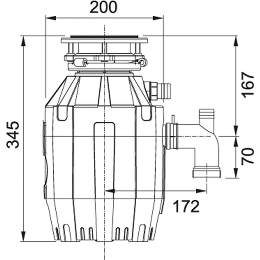 Измельчитель отходов Franke Turbo Elite TE-50