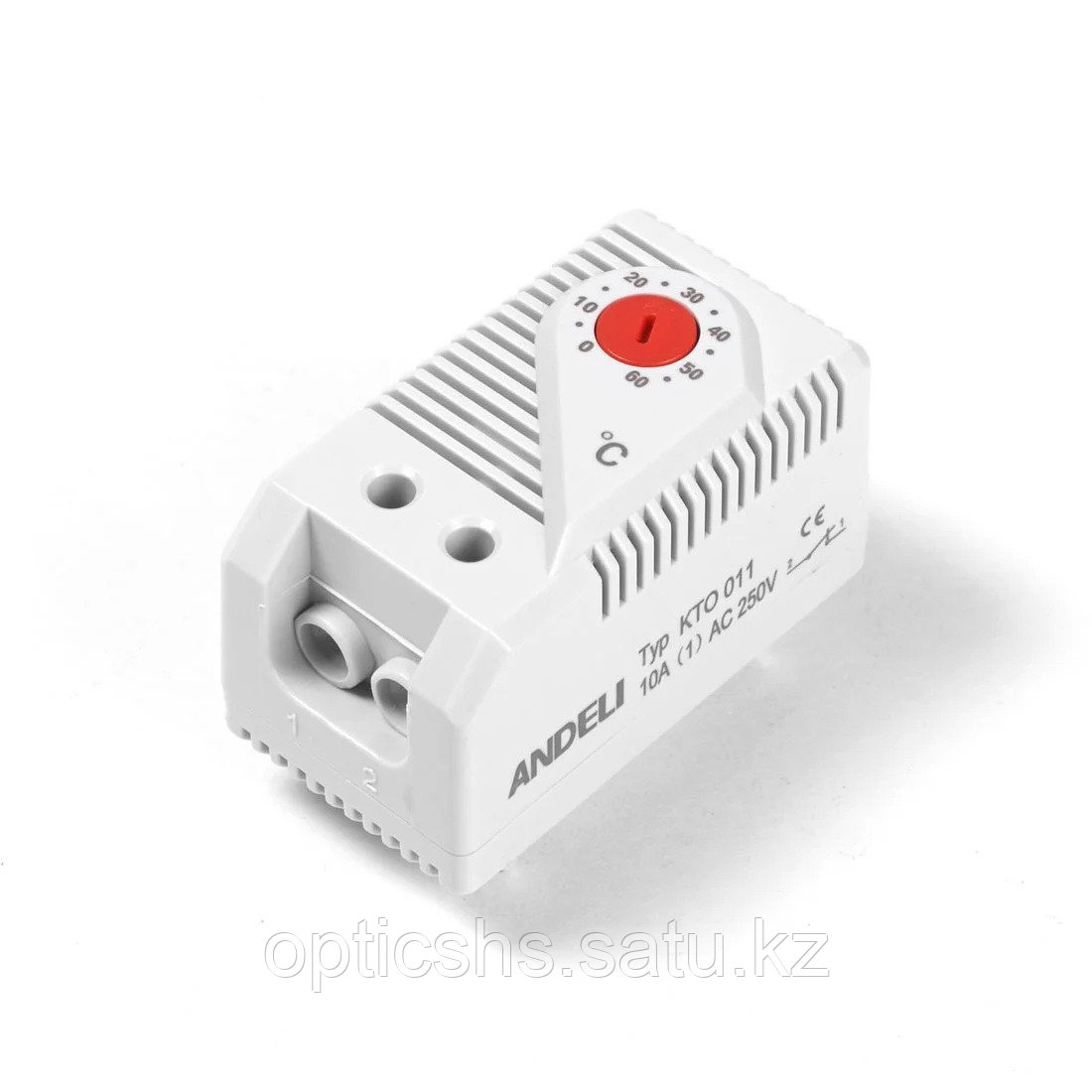Термостат, KT0 011 (NC) 250V AC 10A 0-60C, красный (Offner)