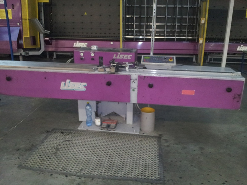 Стеклопакетная линия LISEC 1600 Х 5000 с газ прессом и роботом 2003 год
