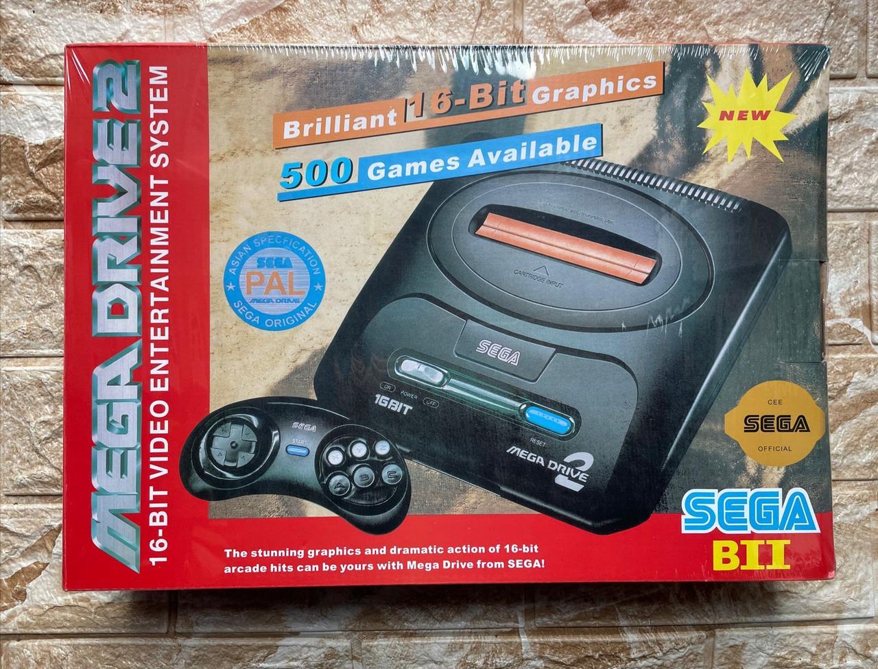 Телевизионная игровая приставка Sega Mega Drive [500 встроенных игр]