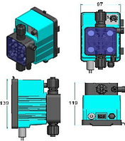 Насос соленоидный дозирующий Microdos ME2-CA 5-52
