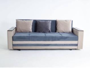 Barakat Invest Wq4321600 диван, обивка велюр, 80x185x75, голубой