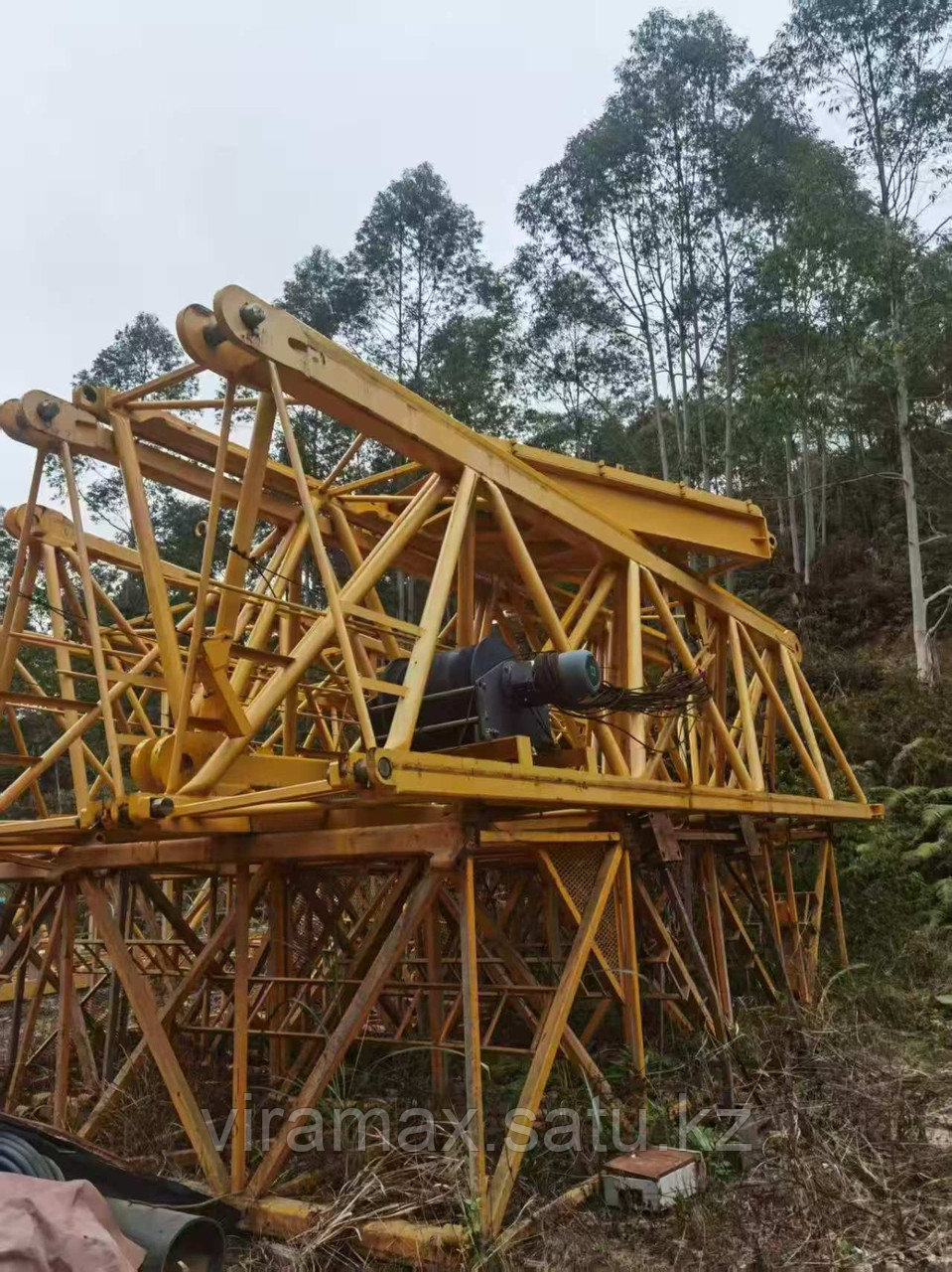 Башенный кран, свободностоящий б/у башенный кран zoomlion, 16 тонн