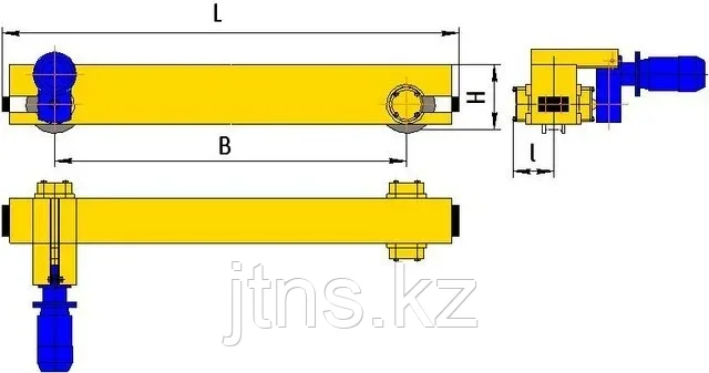 Концевые балки на опорные краны 3,2 - 10т