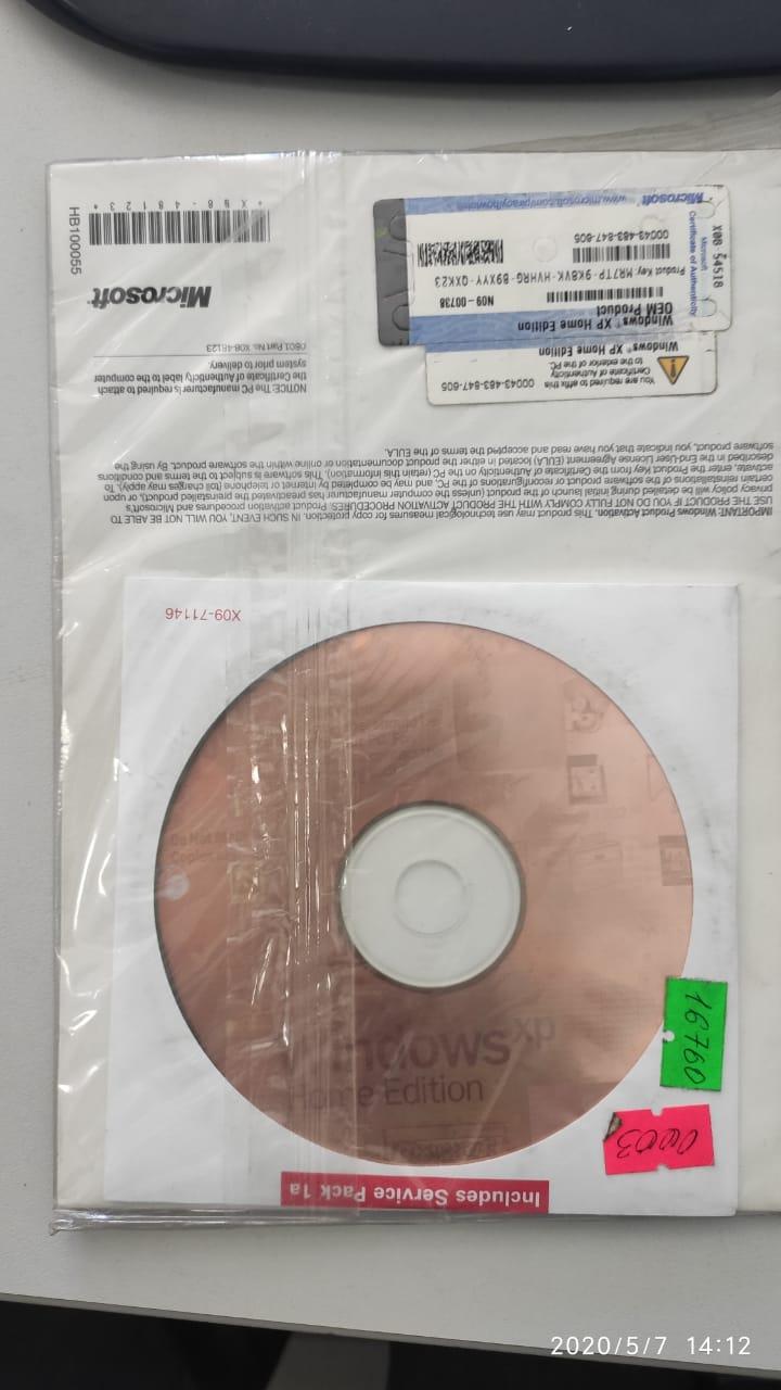 Microsoft Windows XP Home Edition, English, OEM