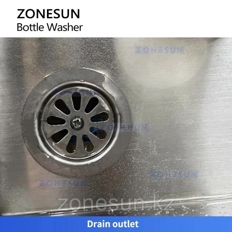 ZONESUN ZS-WB4S Полуавтоматическая машина для ополаскивания бутылок и мойки банок