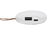 Внешний аккумулятор в форме камня Stone, 5200 mAh, белый4