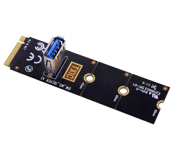 Конвертер NGFF M.2 на USB 3.0 для Riser/Райзер PCI-E x16