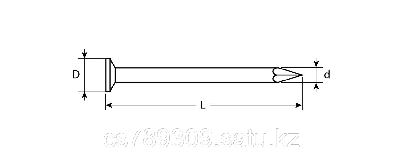 ЗУБР ГОСТ 4028-63, 80 x 3 мм, 5 кг, строительные гвозди (305010-30-080)