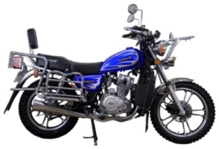 Мотоцикл BamX BX200-X99 синий, серебристый4