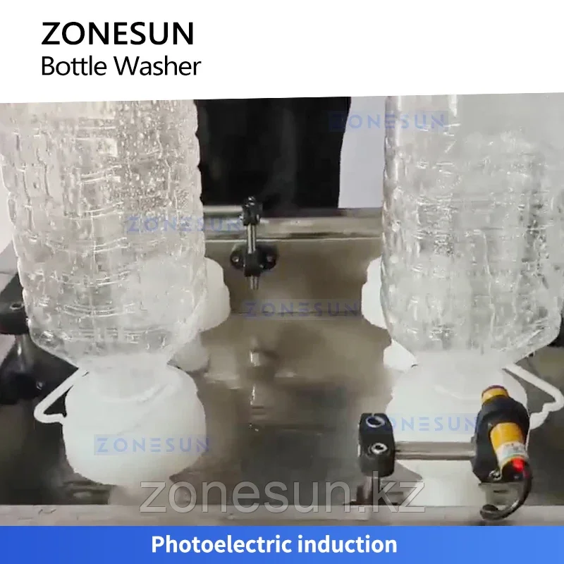 ZONESUN ZS-WB4S Полуавтоматическая машина для ополаскивания бутылок и мойки банок