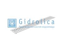 Решетка водоприемная Gidrolica Standart РВ-10.13,6.100 - штампованная стальная оцинкованная с отверстиями для