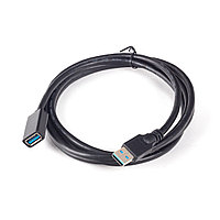 Удлинитель iPower iPEAMF18, AM-AF 1.8 м., Hi-Speed USB 3.0, Ферритовые кольца защиты, Черный