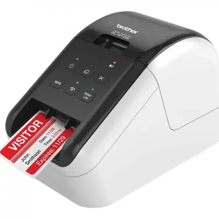 Принтер для печати этикеток Brother QL-810W с поддержкой USB и Wi-Fi