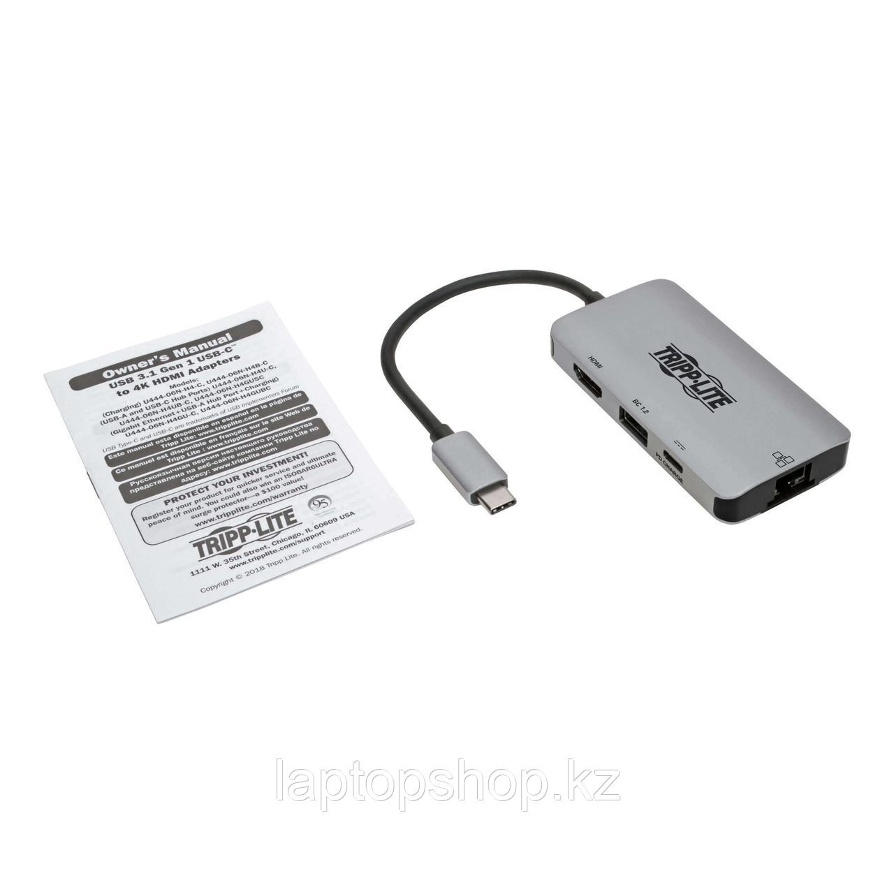 Док-станция (расширитель портов) TrippLite USB-C Multiport Adapter (U444-06N-H4GUSC)