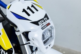 Мотоцикл PIT ATV-TY белый, синий, желтый4