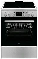 Плита электрическая AEG CCR66402BM серебристая