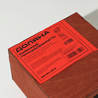 Салфетница деревянная Доляна, с отделениями для специй, 13,5×23,5×6 см, цвет мокко1
