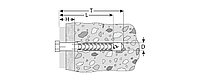 ЗУБР 100 x 10 мм 50 шт., дюбель рамный нейлоновый с шурупом 4-301475-10-100 Профессионал2