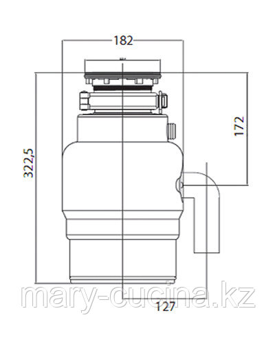 Пищевой измельчитель отходов TEKA TR34.1 V TYPE