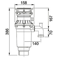 Измельчитель пищевых отходов Franke TURBO ELITE Slimline TE-75S1