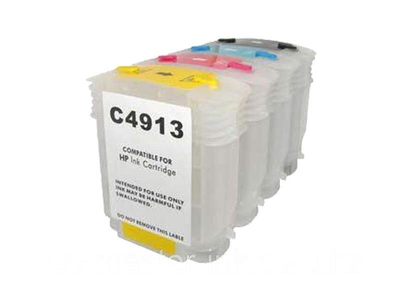 Комплект ДЗК\ПЗК HP c565/4911/4912/4913 с чипом,без чернил