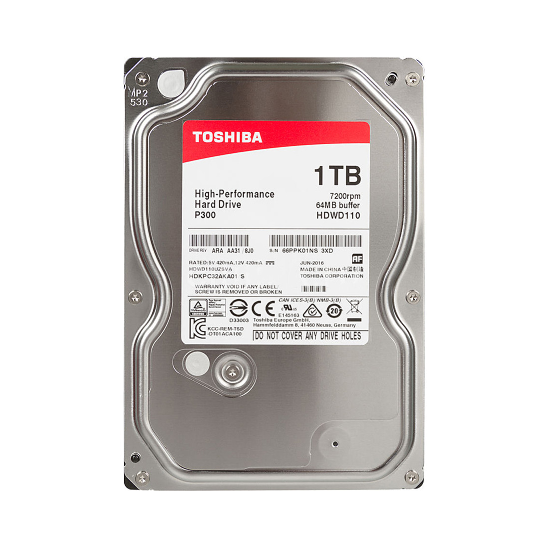 Жёсткий диск Toshiba HDWD110UZSVA HDD 1TB