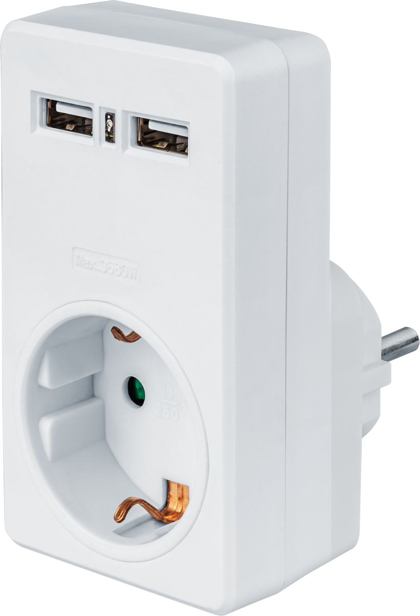 Адаптер NAD-USB02-1E-C-WH с/з 1 гн. USB2/1A 61 699 Navigator