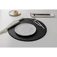 Блюдо для подачи Magistro Slate, d=21 см, фарфор, белое6
