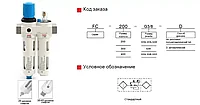 Блоки подготовки воздуха 2 элемента Серия FC1