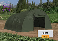 Ангар арочный из ПВХ (6,1x9,15м h3,7м)1