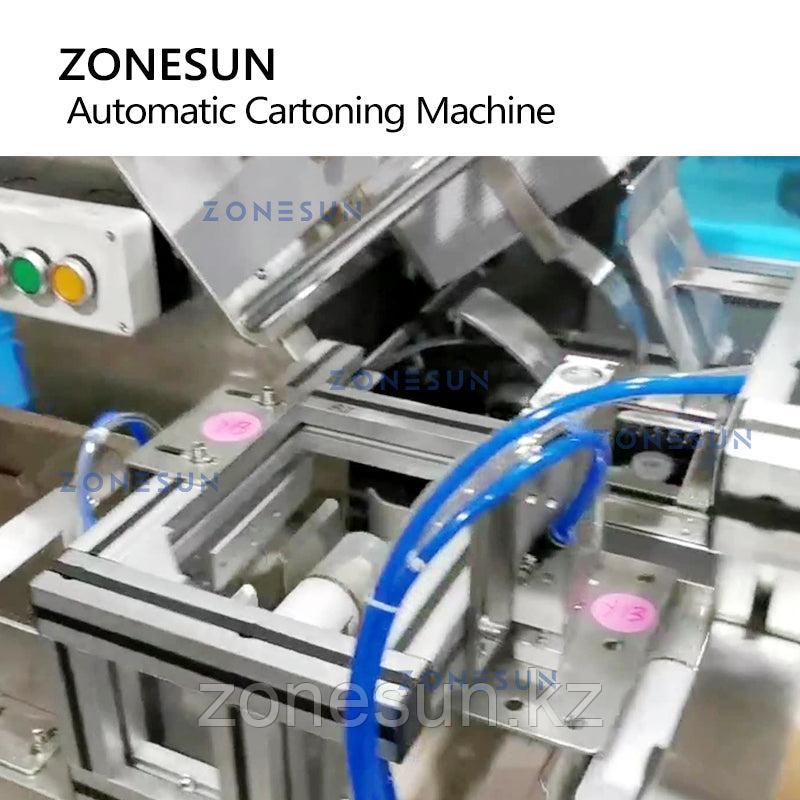 ZONESUN ZS-ZHJ301 АВТОМАТИЧЕСКАЯ УПАКОВОЧНАЯ МАШИНА ДЛЯ ЗАПАЙКИ КАРТОННЫХ КОРОБОК