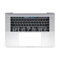 Топ корпус MacBook Pro 15" A1990 Silver (Enter горизонтальный не рабочий) + TouchBar, динамики