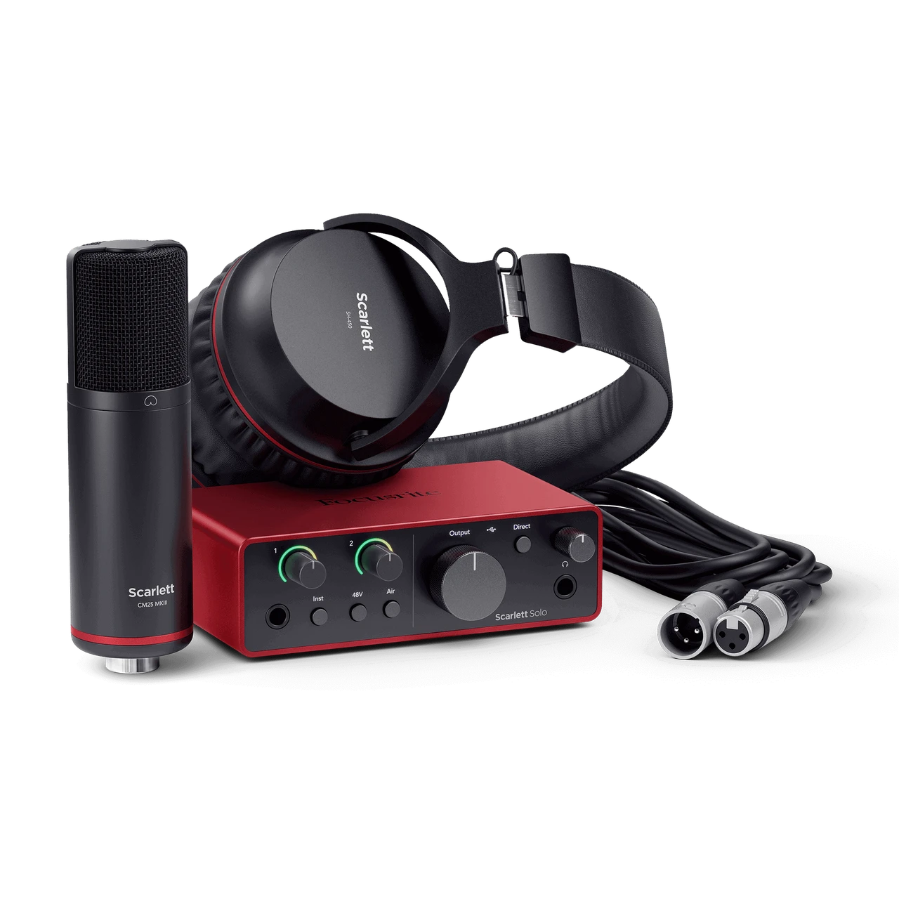 Комплект для домашней студии Focusrite Scarlett Solo Studio 4th Gen