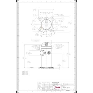 121L1176 (120U1176) - HRH036U5LP6 Danfoss компрессор спиральный