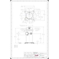 121L1176 (120U1176) - HRH036U5LP6 Danfoss компрессор спиральный2